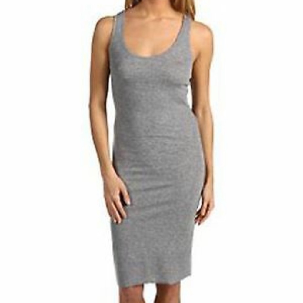 BCBGMAXAZRIA Grey Tank Dress